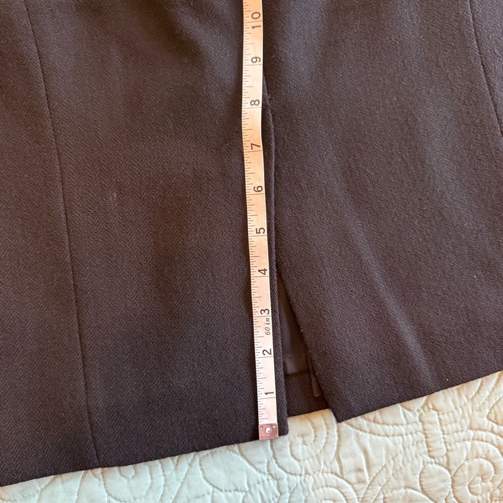 J. Crew Black Wool Pencil Skirt Women Size 8 - Picture 8 of 8